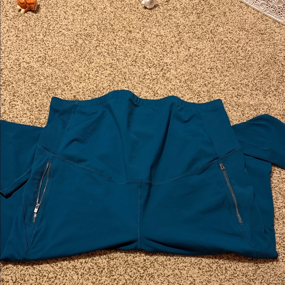 Old Navy Active Maternity Teal Elevate Leggings